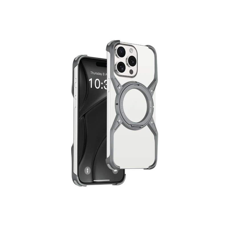 Green Lion Edge X Magsafe Bezel Less Case 16 Pro Max - D - Gray