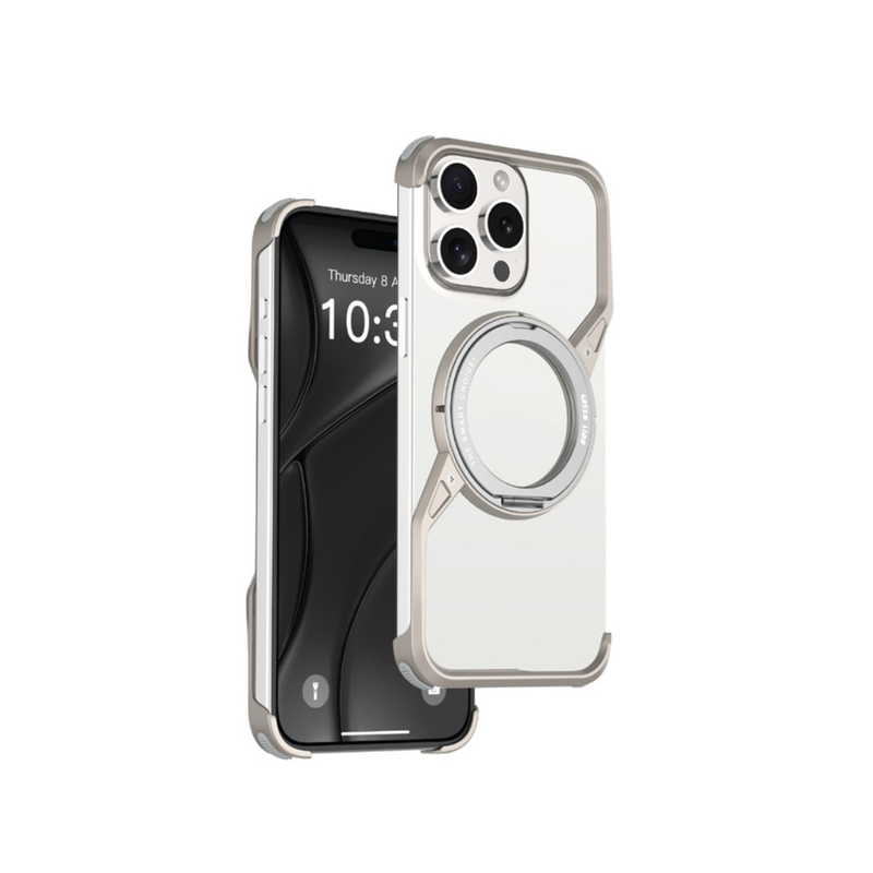 Green Lion EdgeY Magsafe Bezel Less Case 16 Pro Max -Gray