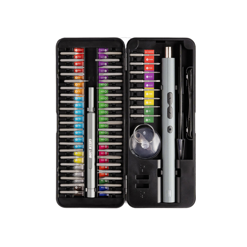 Green Lion 58 IN 1 Electric Screwdriver Set -Black