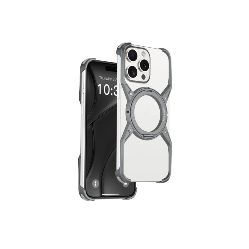 Green Lion Edge X Magsafe Bezel Less Case 16 Pro -Gray