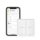 Broadlink BLE Smart Button Scene Switch - Wireless Lamp Controller, Press Buttons to Activate Scenes, SC4B4 -White