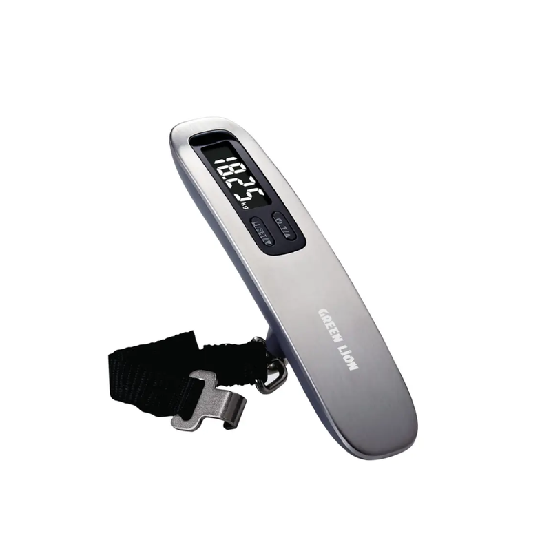 Green Lion Digital Luggage Scale 50kg Max - Silver