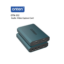 بطاقة التقاط الصوت والفيديو Onten (OTN-332) - خضراء 