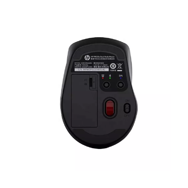 Mouse HP FM530A 2.4Ghz Wireless Mouse and Bluetooth Dual Mode Office - Black