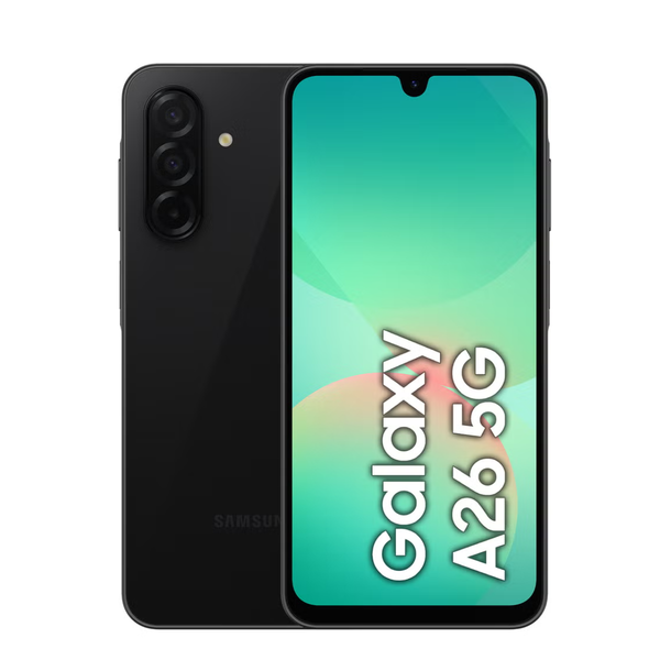 Samsung Galaxy A26 , Dual SIM, 256GB Memory, 8GB RAM, 5G - Black
