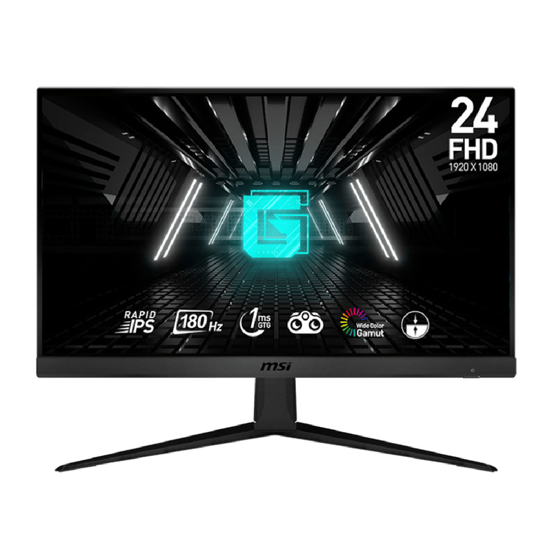 MSI G24C4 E2 24 Inch VA FHD Curved Frameless Gaming Monitor 180Hz - Black