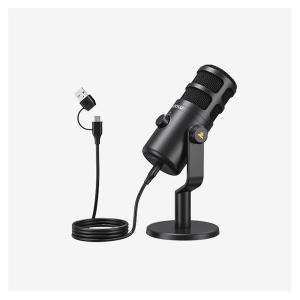 Maono Global Best Selling Internet Microphone - PD100U - Black