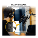 ماونو بوم ايه ار ام مجموعة ميكروفون المكثف يو اس بي القابل للمراقبة - ايه يو-بي ام 422 - أسود