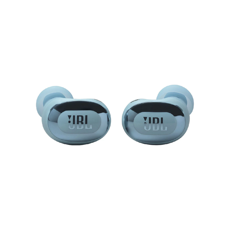 JBL Live BEAM3 True wireless noise-cancelling earbuds with stick-closed design and Smart Charging Case - Blue
