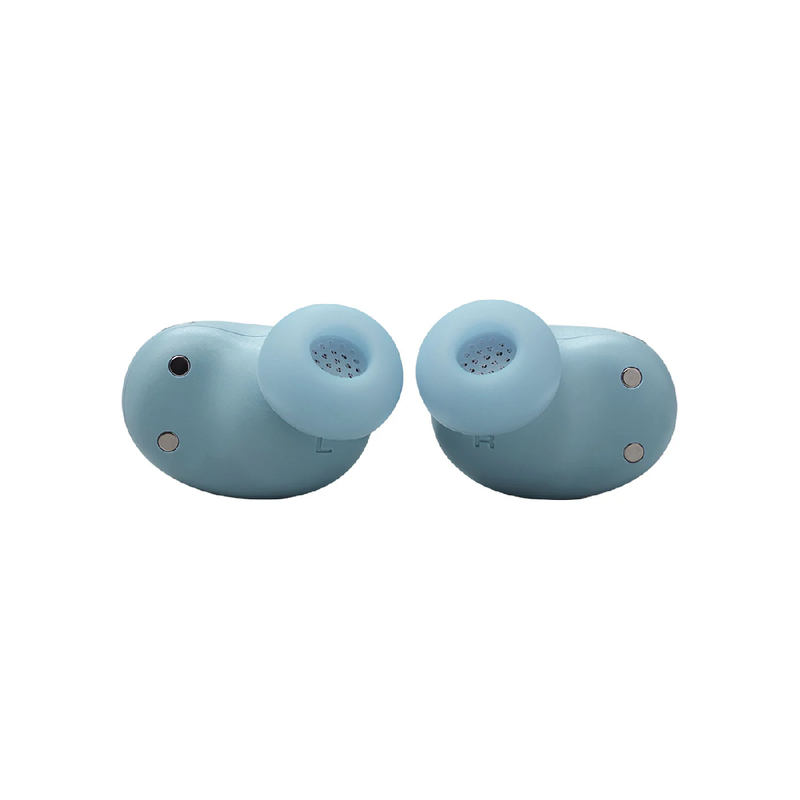 JBL Live BEAM3 True wireless noise-cancelling earbuds with stick-closed design and Smart Charging Case - Blue