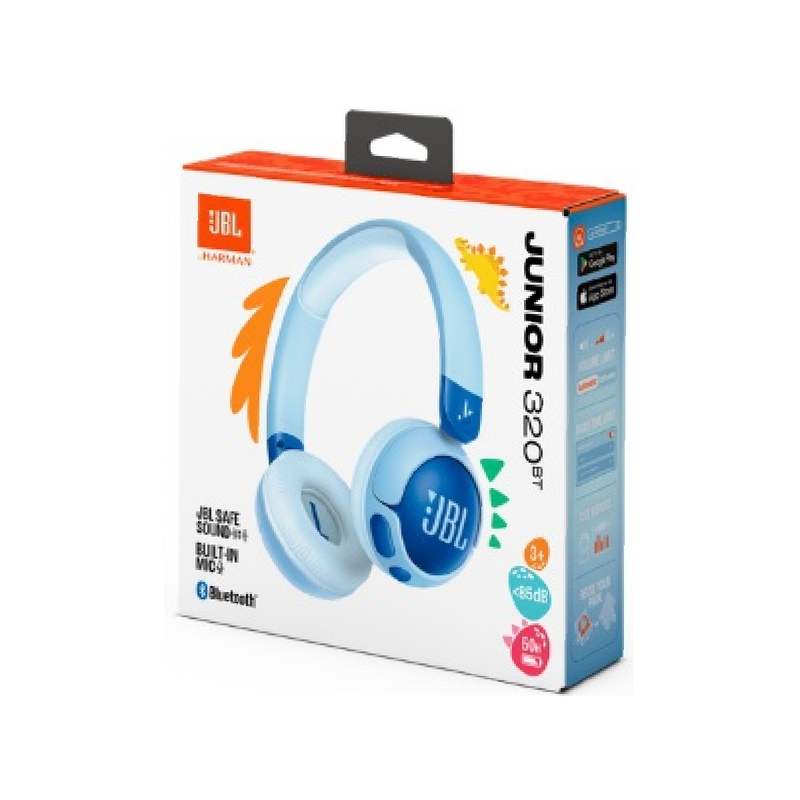 JBL JUNIOR 320BT - Wireless on-ear kids Headphones - Blue