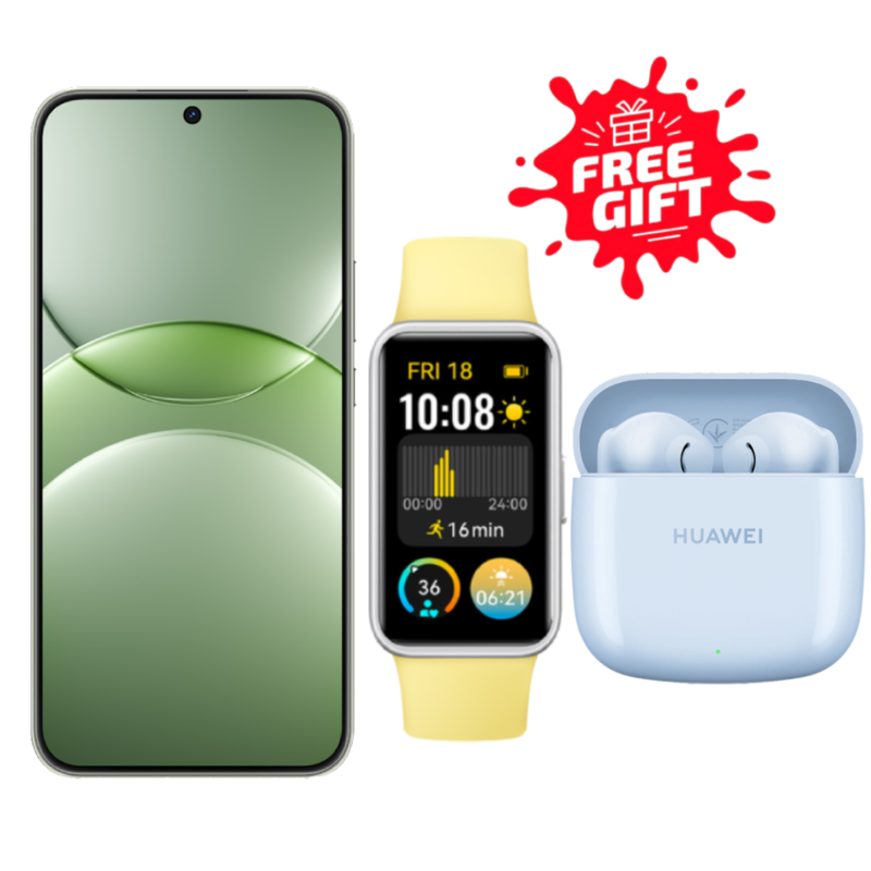 HUAWEI Nova 13 Dual SIM, 256GB, 12GB RAM, 4G LTE - Loden Green+ Huawei Freebuds SE 2 + Huawei Band 9  Gift🎁