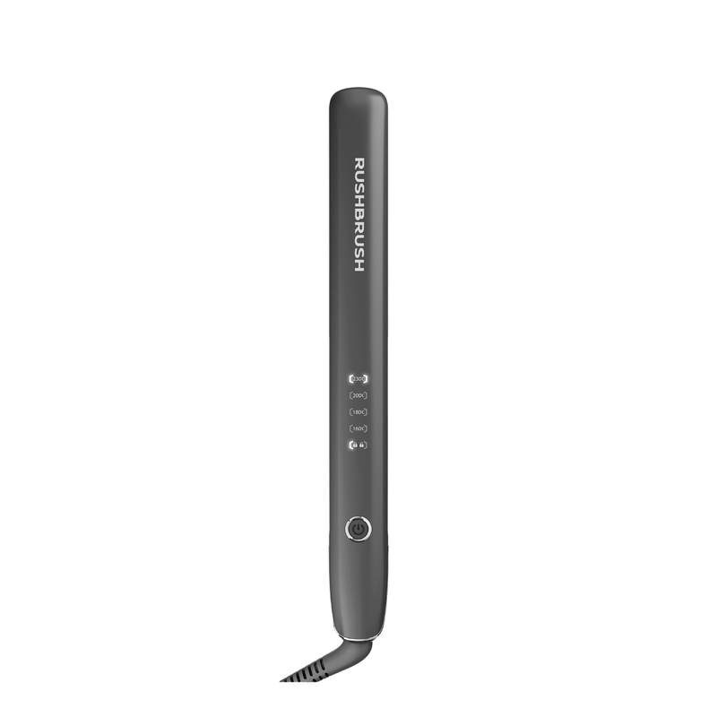Rush Brush X3 Glam Hair Straightener - Black