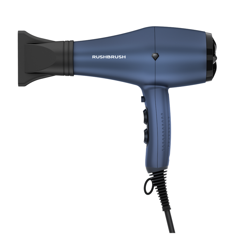 Rush Brush D3K Dryer 3000 Watt, 3 Temperatures, Removable Air Filter, 2 Speed Settings - Navy Blue