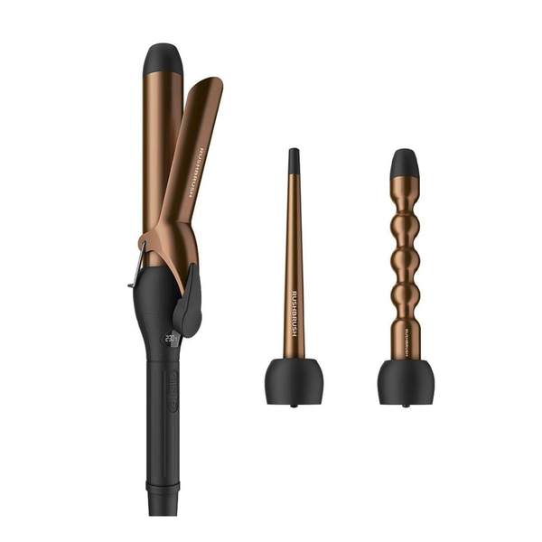 Rush Brush 3 in 1 Curler - Gold