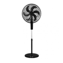 ميدياتك مروحة عمودية 18 بوصة، 3 سرعات، 6 شفرات - اسود