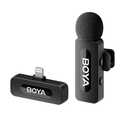 نظام ميكروفون لاسلكي 2.4 جيجاهرتز من بويا -BY-V1 - أسود