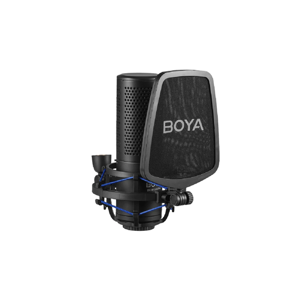 Boya Large Diaphragm Condenser Microphone - BY_M1000Pro - Black