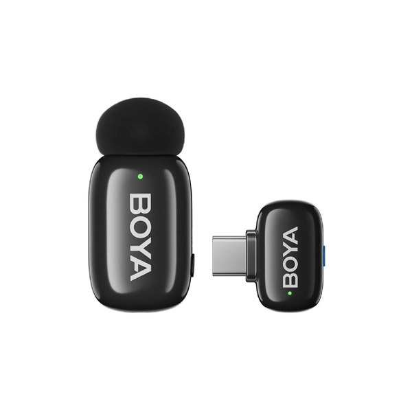 Boya Mini-17 2.4GHz Ultra-Mini Wireless Microphone - Black