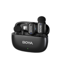 Boya Mini-15 2.4GHz Ultra-Mini Wireless Microphone - Black