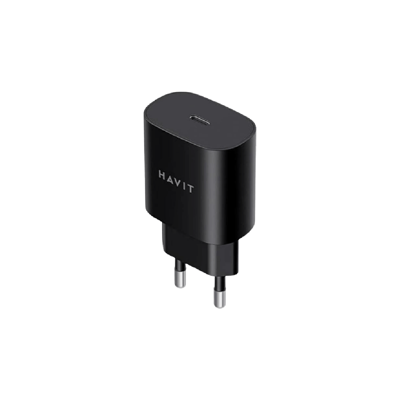 Havit Travel Charger PD25w USB-C -HVTC-UV25W- Black