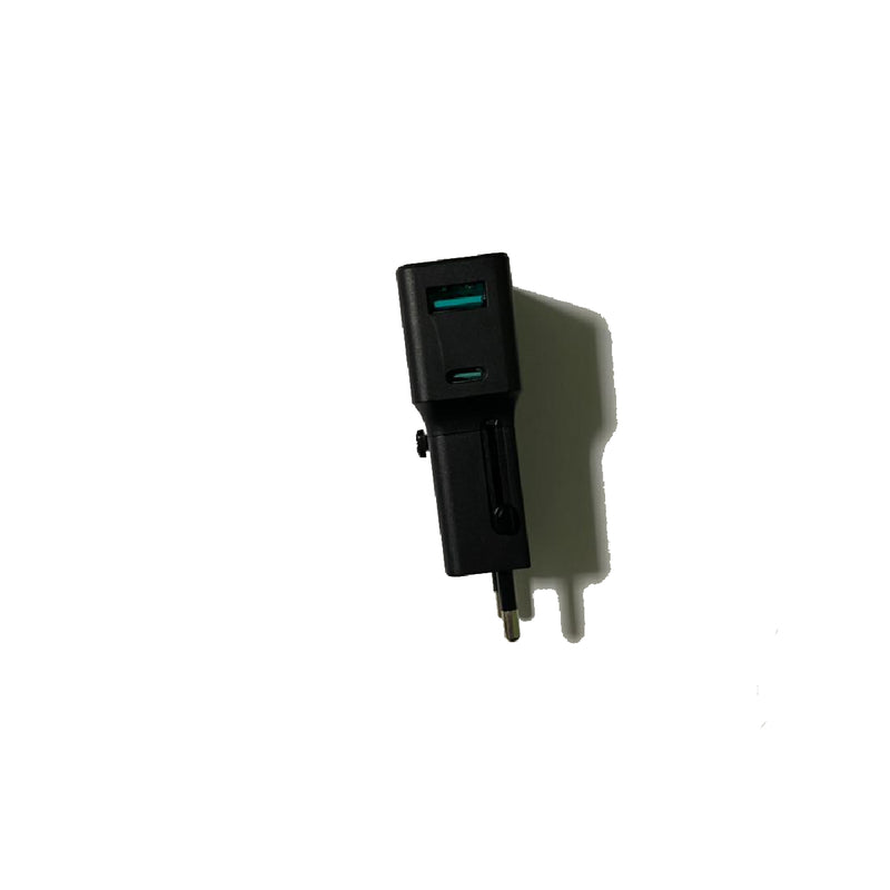 RavPower Nano 25W - 2-Port Universal Adapter for 190 Countries - Black