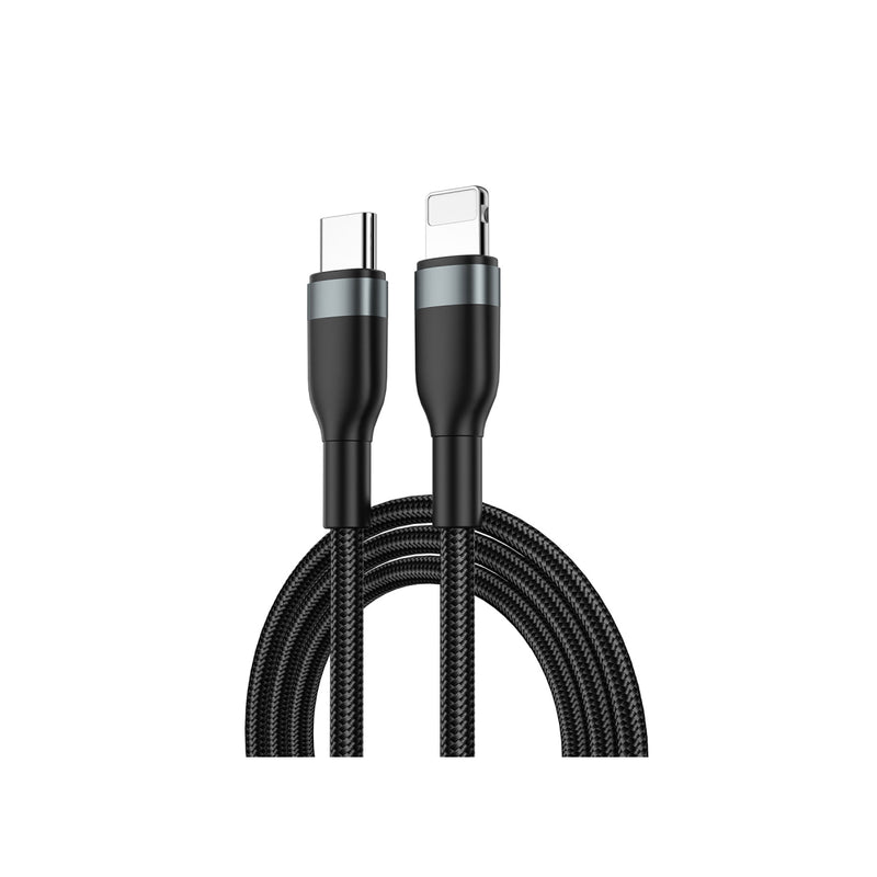 WIWU cable Wi-C017 USB-C - Lightning 30W black