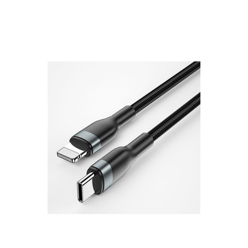 WIWU cable Wi-C017 USB-C - Lightning 30W black