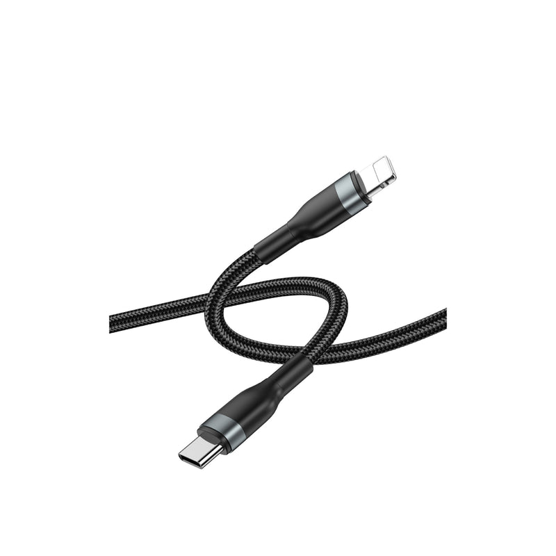 WIWU cable Wi-C017 USB-C - Lightning 30W black