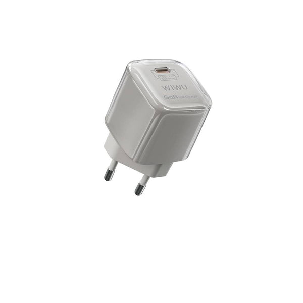 WiWU Jello 30W PD GaN Fast Charger Wi-U017- White