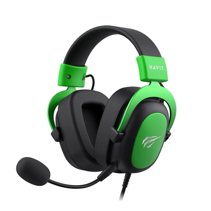 Havit H2002d Headset Wired Head-band Gaming Black/Green