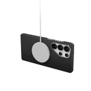  جرين ليون لهاتف S25 الترا واقي كيفلر - أسود