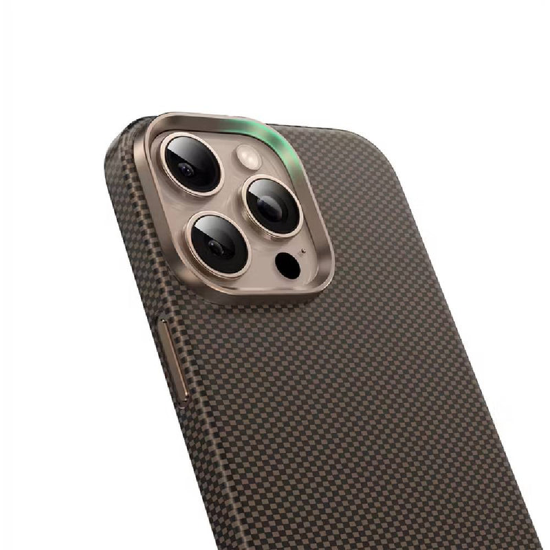 Green Lion - Magsafe Kevlar 1500D Aramid Fiber - 16 Pro Max - Brown