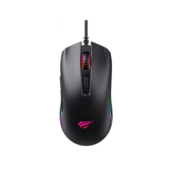 Havit Ergonomico Gamer Backlit Wired Rgb Gaming Mouse MS1010 - Black