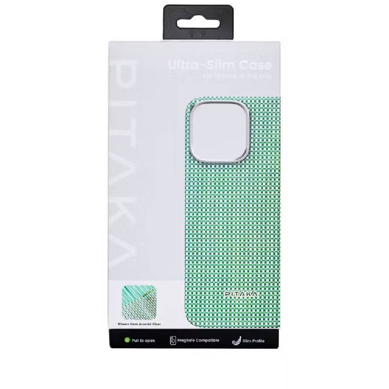 Pitaka Ultra-Slim Case For iphone 16 Pro Max - Green