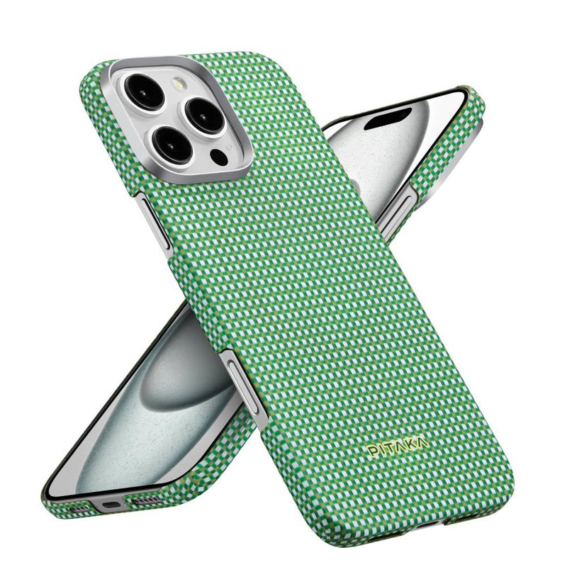 Pitaka Ultra-Slim Case For iphone 16 Pro Max - Green