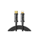 جوي روم كابل شحن سريع 1.2 متر - 20 وات من النوع C إلى لايتنج - أسود