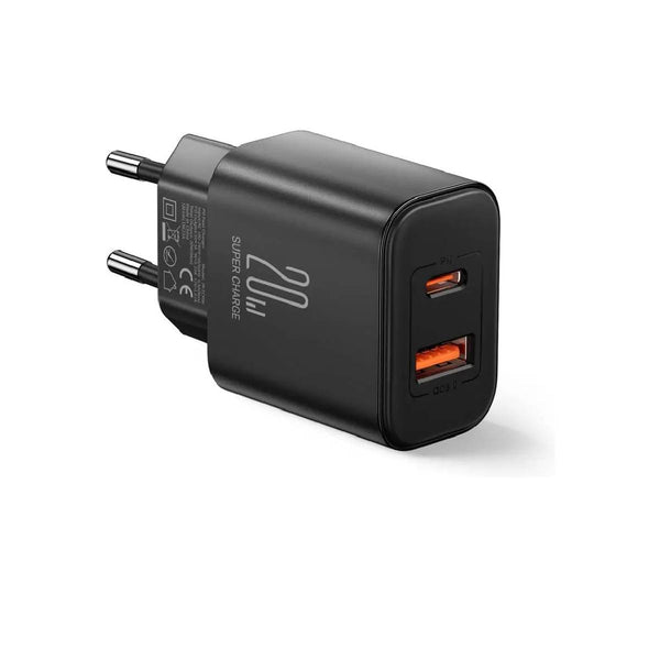 Joyroom 20w A+C Dual-Port Charger-Black -JR-TCF05EU