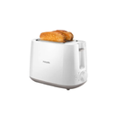 Philips Daily Collection, Toaster 2 Slots, Integrated Bun rack to Warm your Favorite Buns, Pastries and Rolls Easily - White