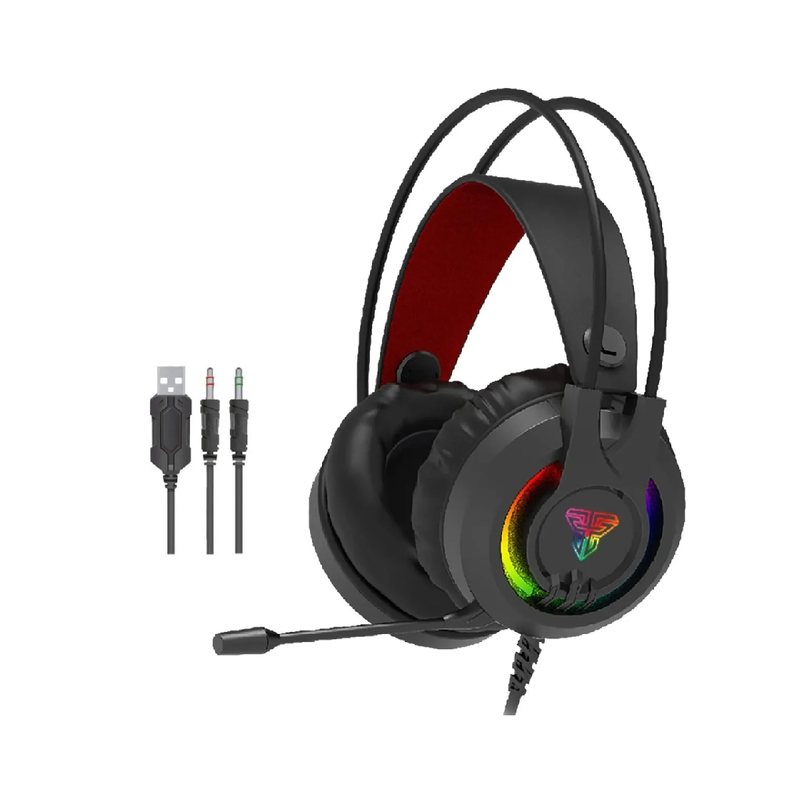 Fantech HeadSet HG20 Chief II, Over-Ear Gaming Headset | LED LIGHT - Black