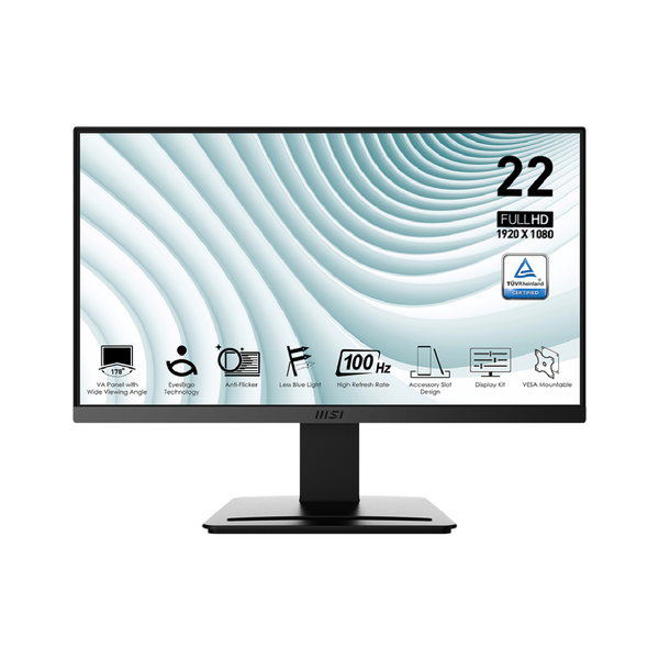 Monitor MSI 21,45" PRO MP223 E2 HDMI DP - Black