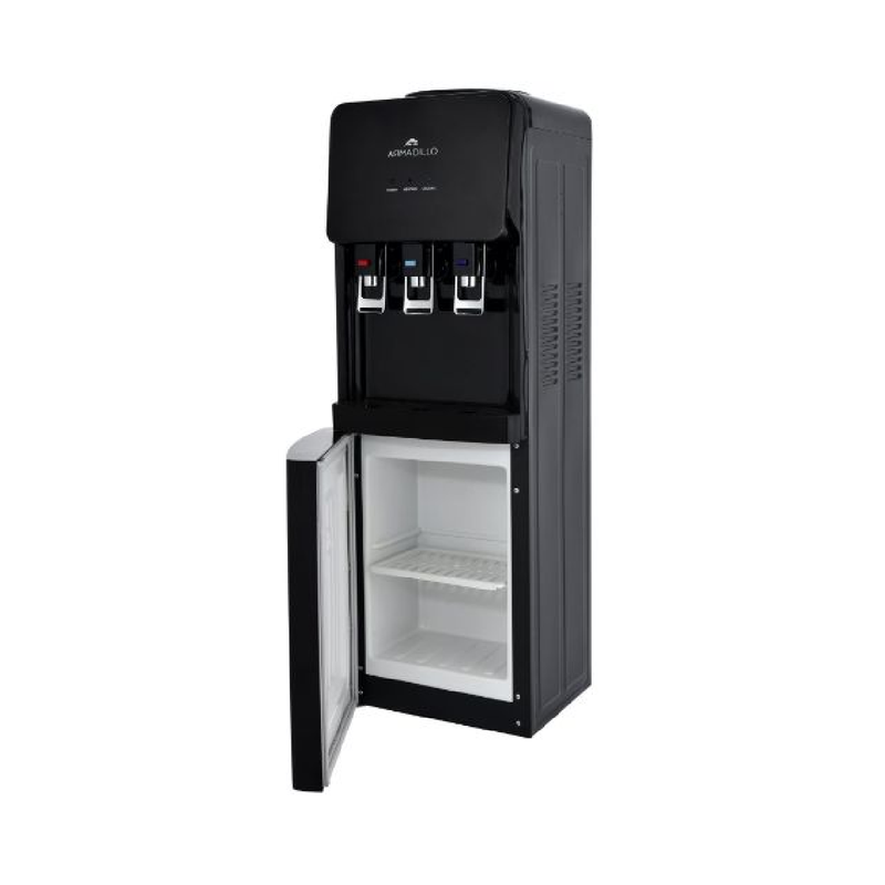 Armadillo Water Dispenser 3-Tap With Energy Saving Container - Black