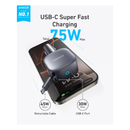 Anker Nano Fast Car Charger 75W USB-C - Gray