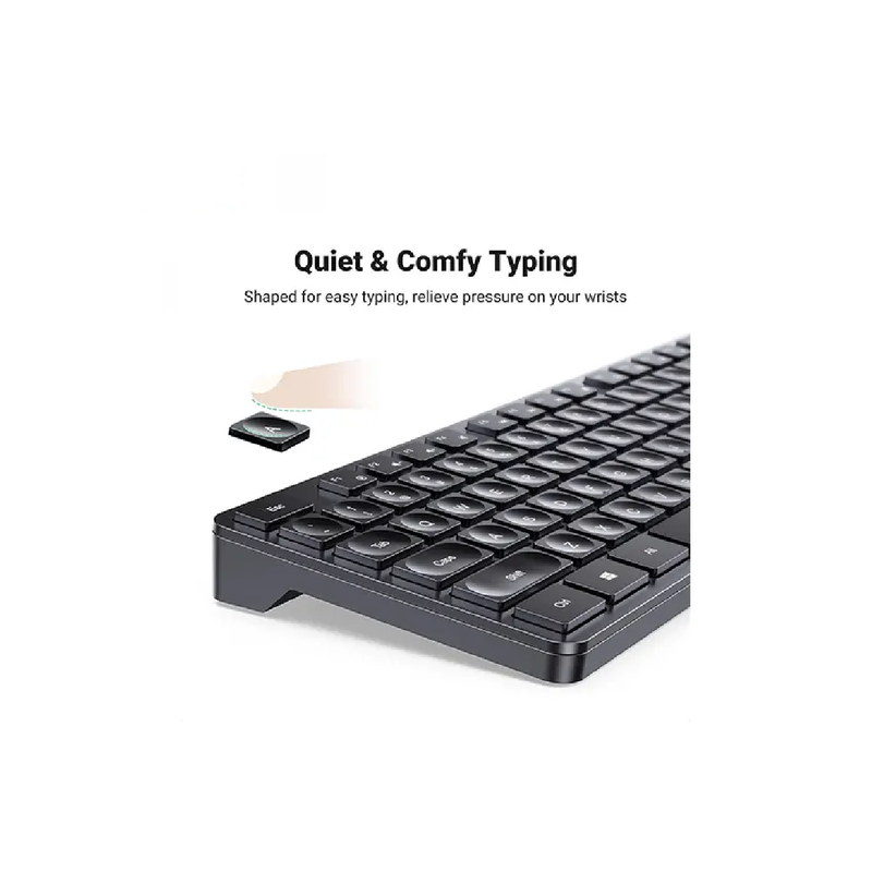 UGREEN Wireless Keyboard and Mouse Combo - Black