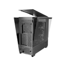 أنتيك فلوكس برو ‏6‏ مراوح كيسة فل تاور، بواجهة أمامية عالية تدفق الهواء مع تصميم من الخشب - أسود