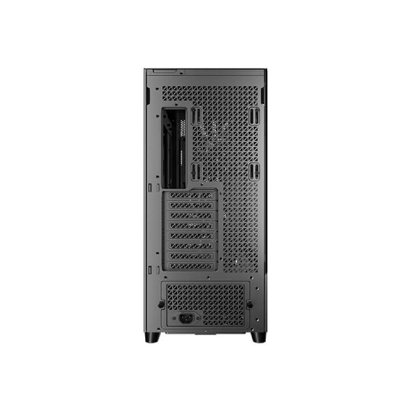 Antec Case Flux Pro 6 Fan Full Tower, High-Airflow Front Panel With Walnut Wood