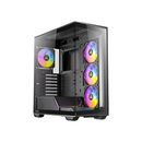أنتيك C3 ‏ARGB‏ برج متوسط ‏ATX‏ علبة الكمبيوتر - أسود