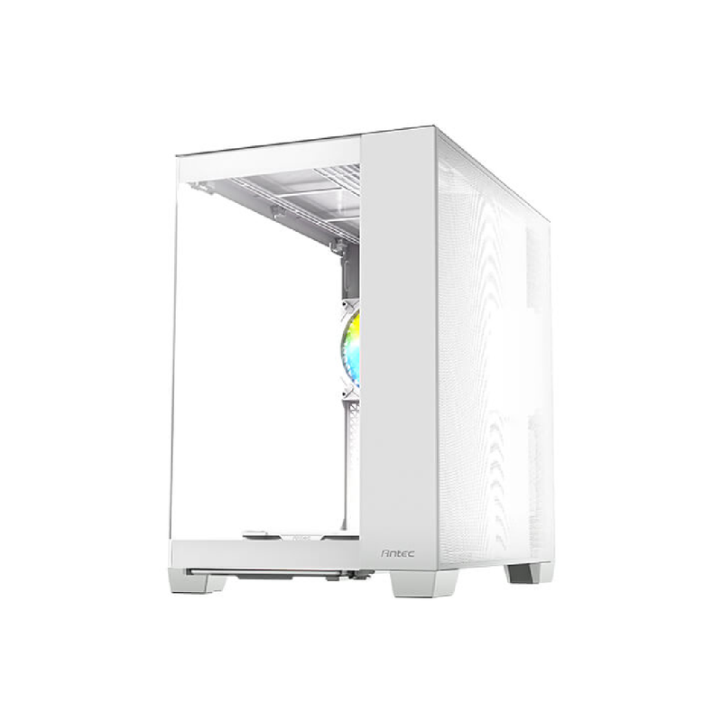 Antec C8 ARGB, 2x TQR 160mm & 1x TQ 140mm ARGB PWM Fans Included, Dual-Chamber Layout - White