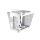 Antec C8 ARGB, 2x TQR 160mm & 1x TQ 140mm ARGB PWM Fans Included, Dual-Chamber Layout - White