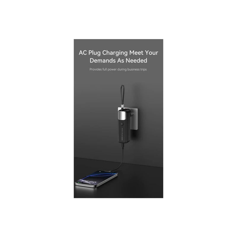 Maxco 3-in-1 Fast Charging Power Bank 5000mAh MP40 - Black